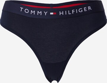 Tommy Hilfiger Underwear Thong in Blue: front