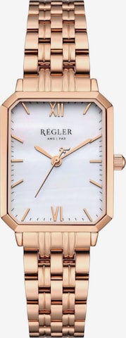 Montre à affichage analogique 'Régler Élégance Steel Rose Gold - Pearl' Régler en or : devant