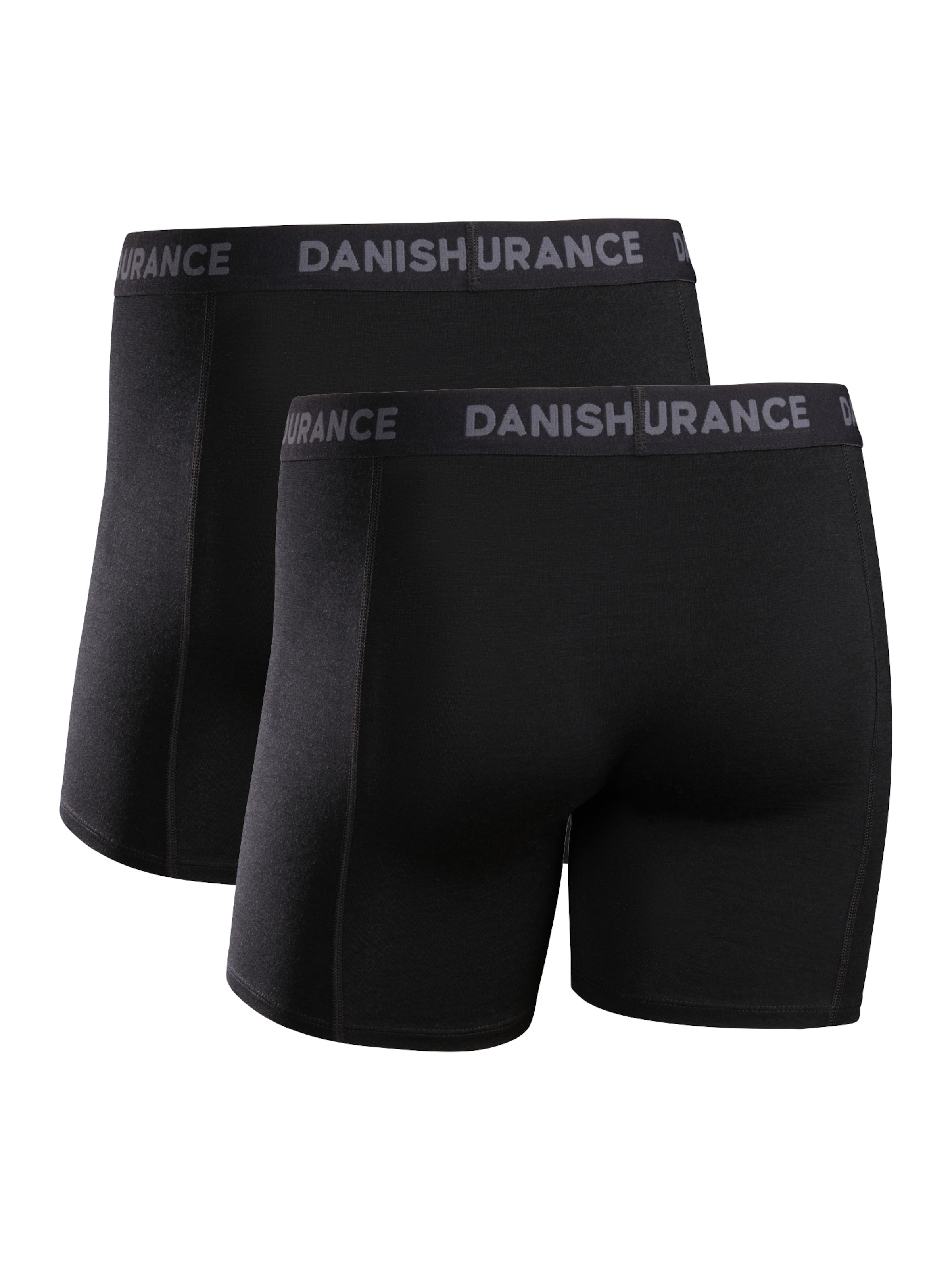 Boxers 'Merino' DANISH ENDURANCE en noir