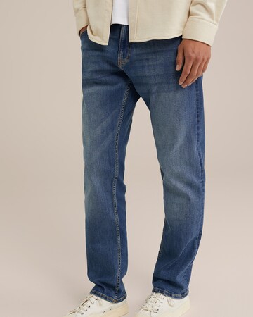WE Fashion Regular Jeans in Blue: front