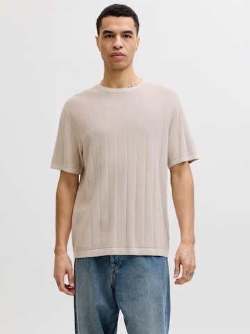 JACK & JONES - Jersey 'JJEBRADLEY' en beige: frente