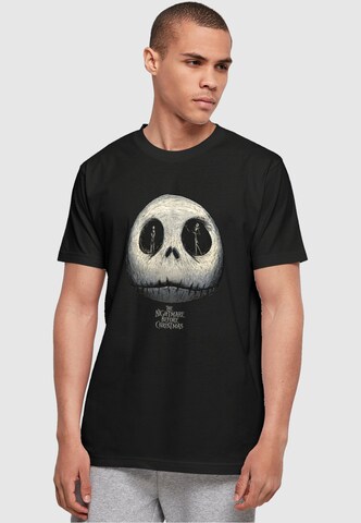 ABSOLUTE CULT Shirt 'The Nightmare Before Christmas - Jacks Eyes' in Black: front