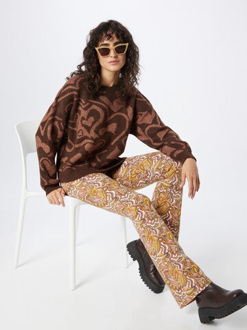 NEON & NYLON Pulover 'DREAM' | rjava barva
