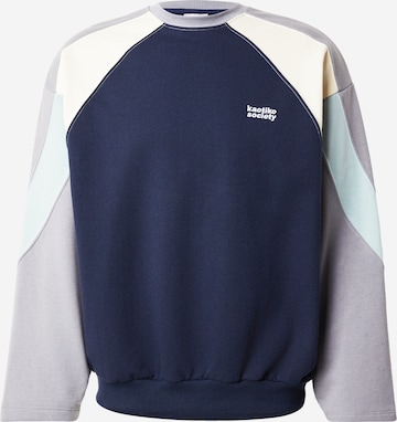 Kaotiko Bluzka sportowa 'JACKSON' w kolorze niebieski: przód