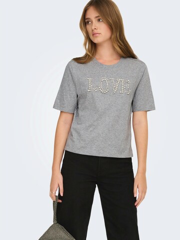 ONLY Футболка 'ONLALICE' в Серый