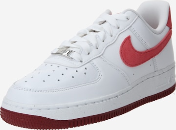 Nike Sportswear Matalavartiset tennarit 'Air Force 1 '07' värissä valkoinen: edessä