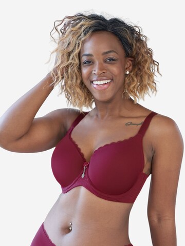 SugarShape T-shirt Bra in Red