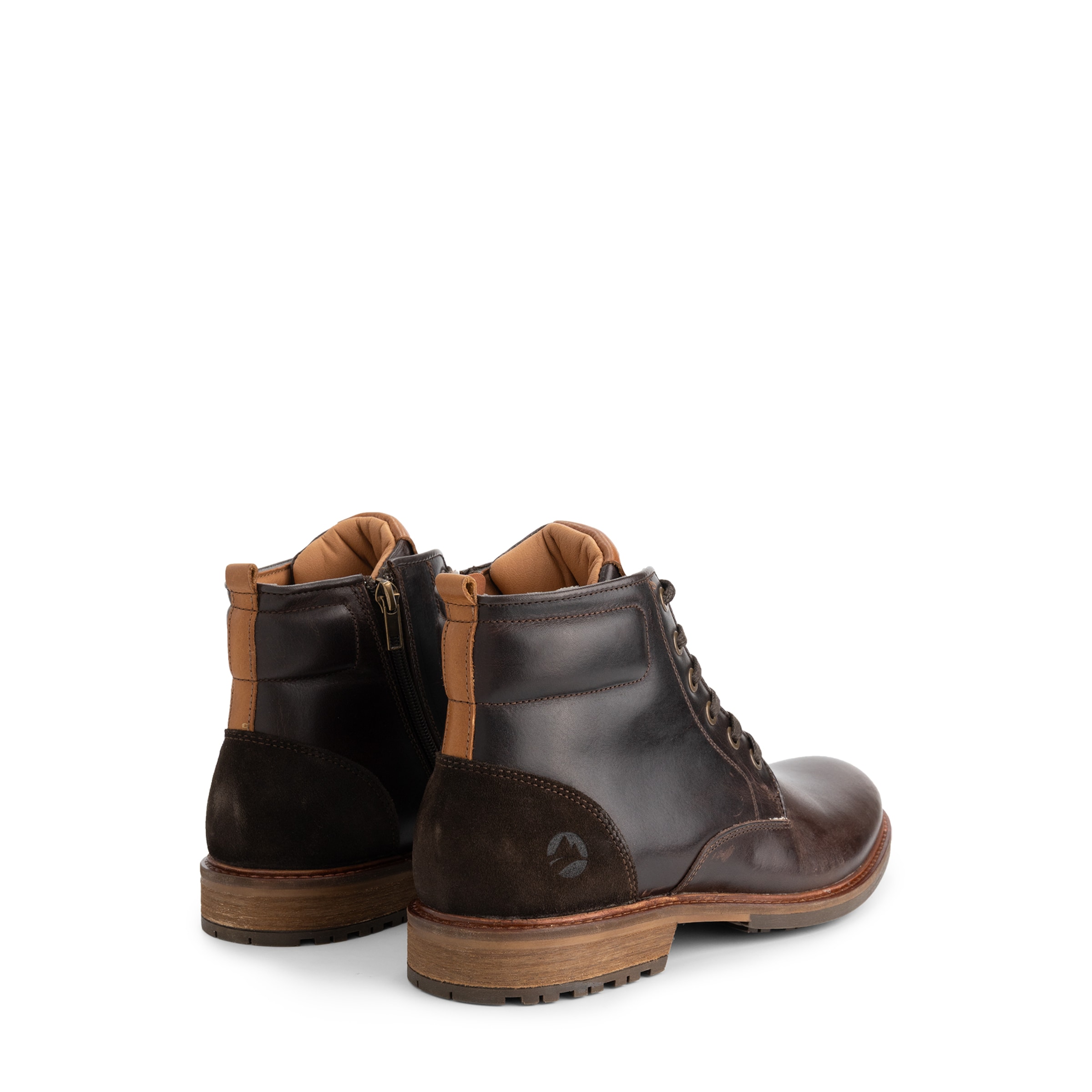 Travelin Lace-up boots 'Walton' in Brown