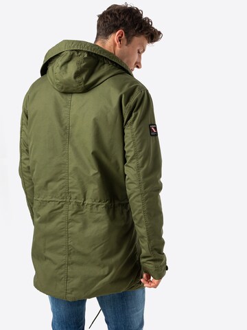 Superdry Parka przejściowa 'New Military' w kolorze zielony