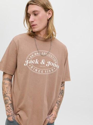 JACK & JONES Shirt 'JJEDover' in Brown