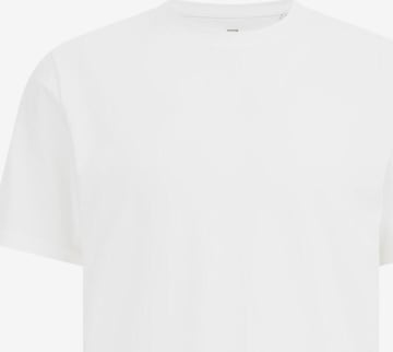 T-Shirt WE Fashion en blanc : devant