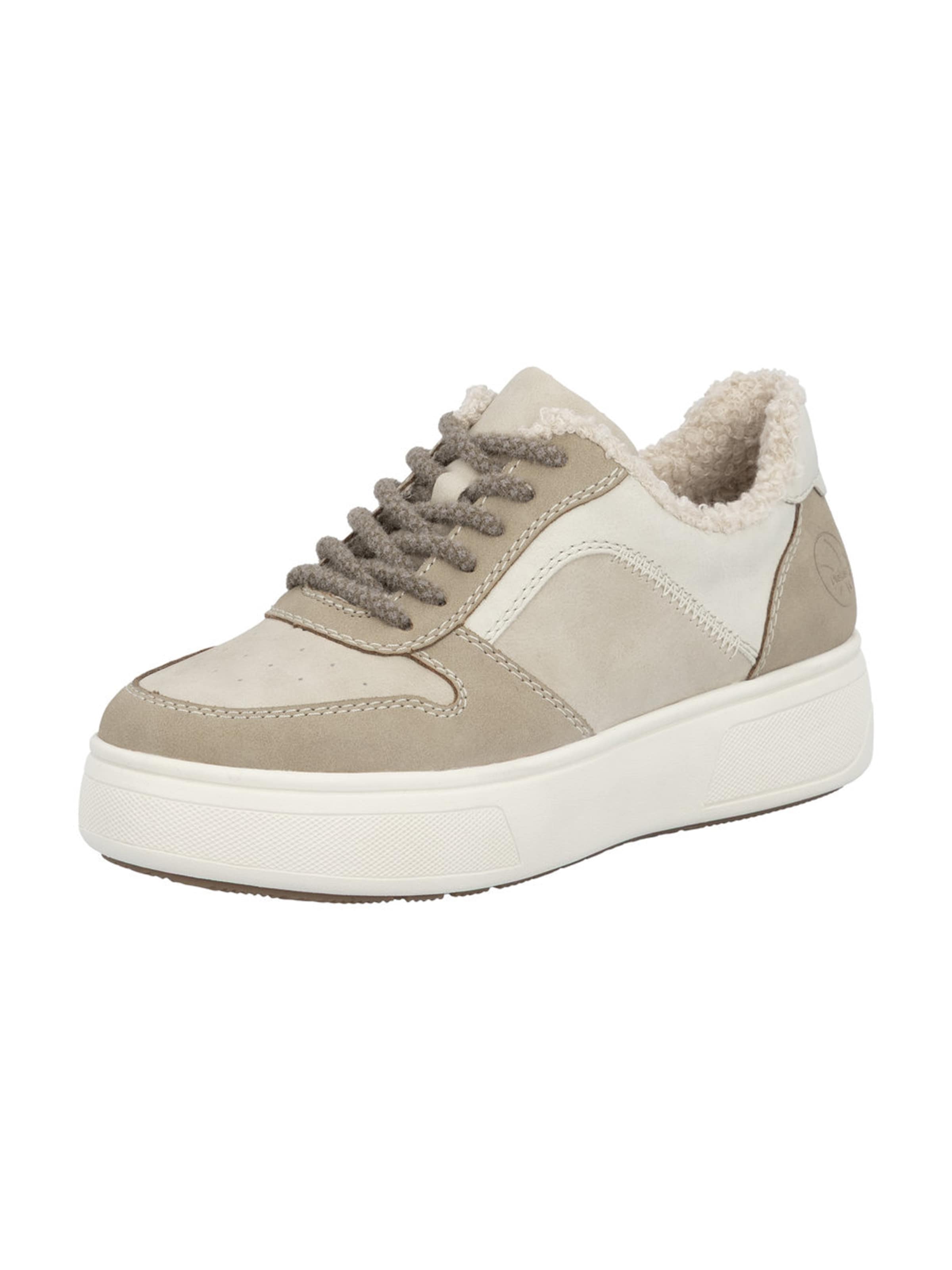 Rieker Baskets basses en beige / beige foncé, Vue avec produit