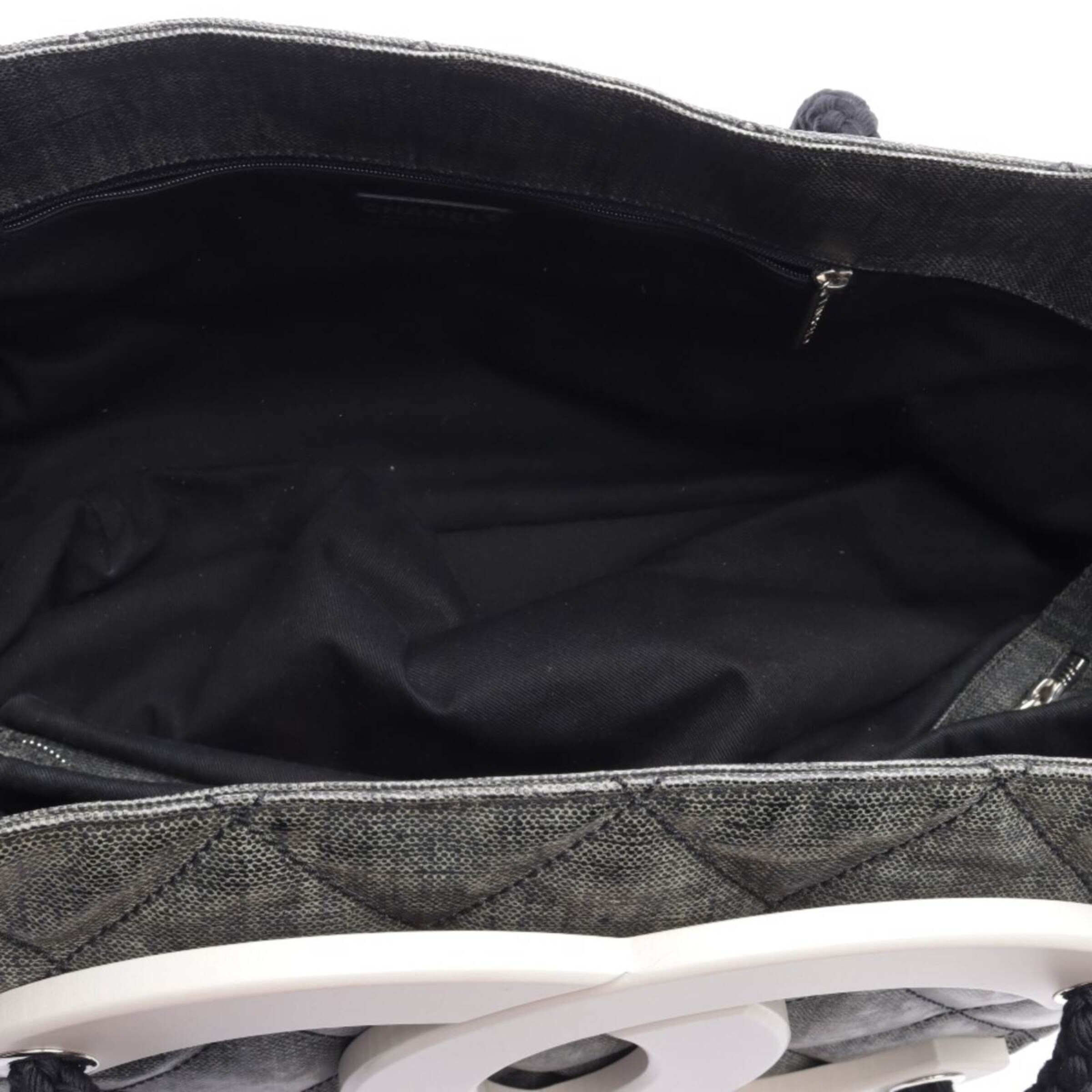 CHANEL Shopper One Size in Grau