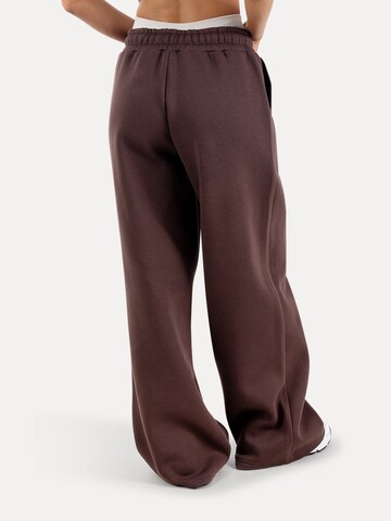 Smilodox Loosefit Broek in Bruin