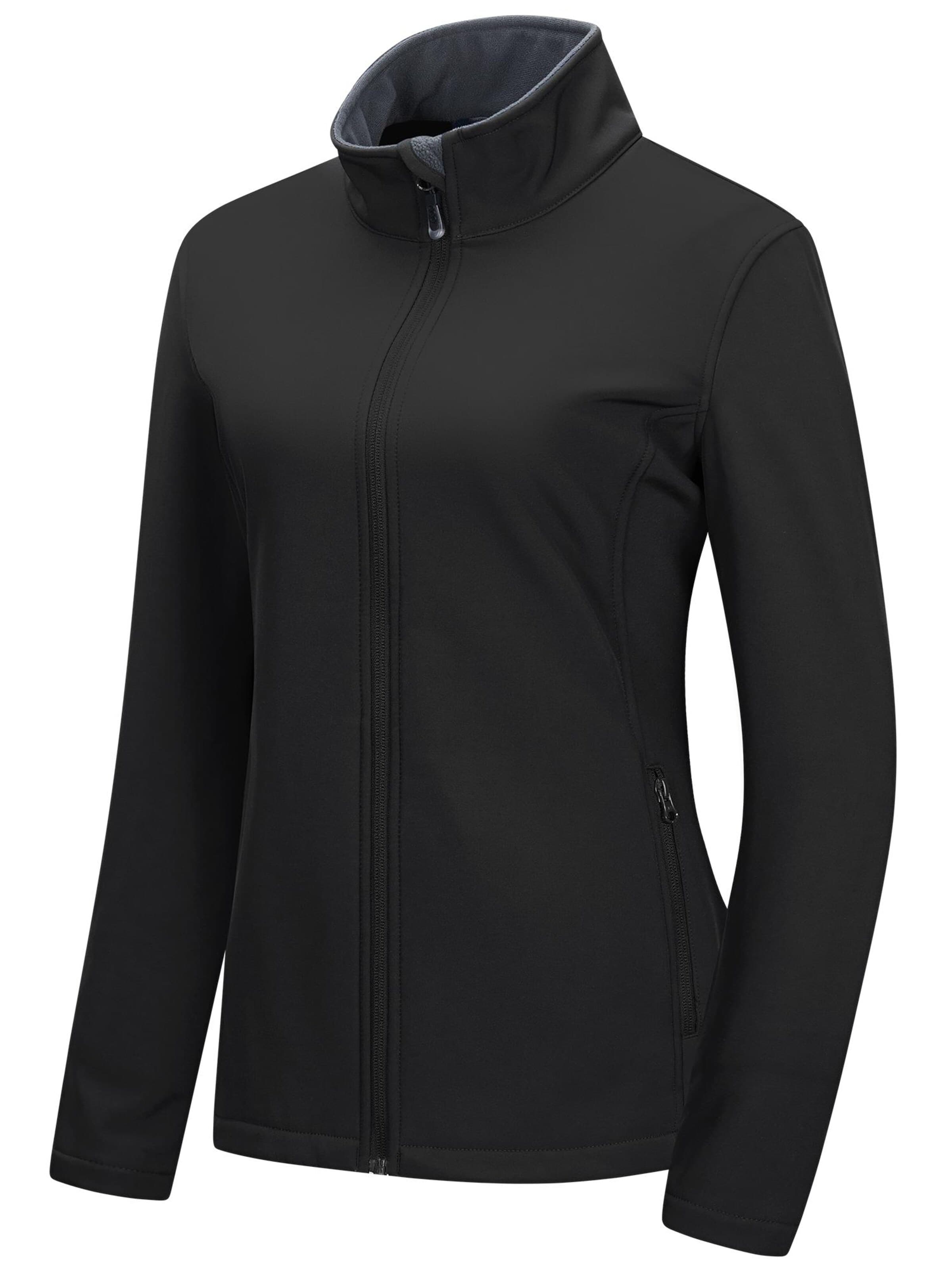 33,000ft Outdoor Jacket in Black: front