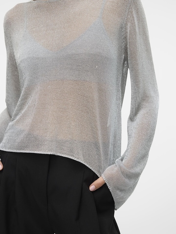 VERO MODA Trui 'NOVA' in Zilver
