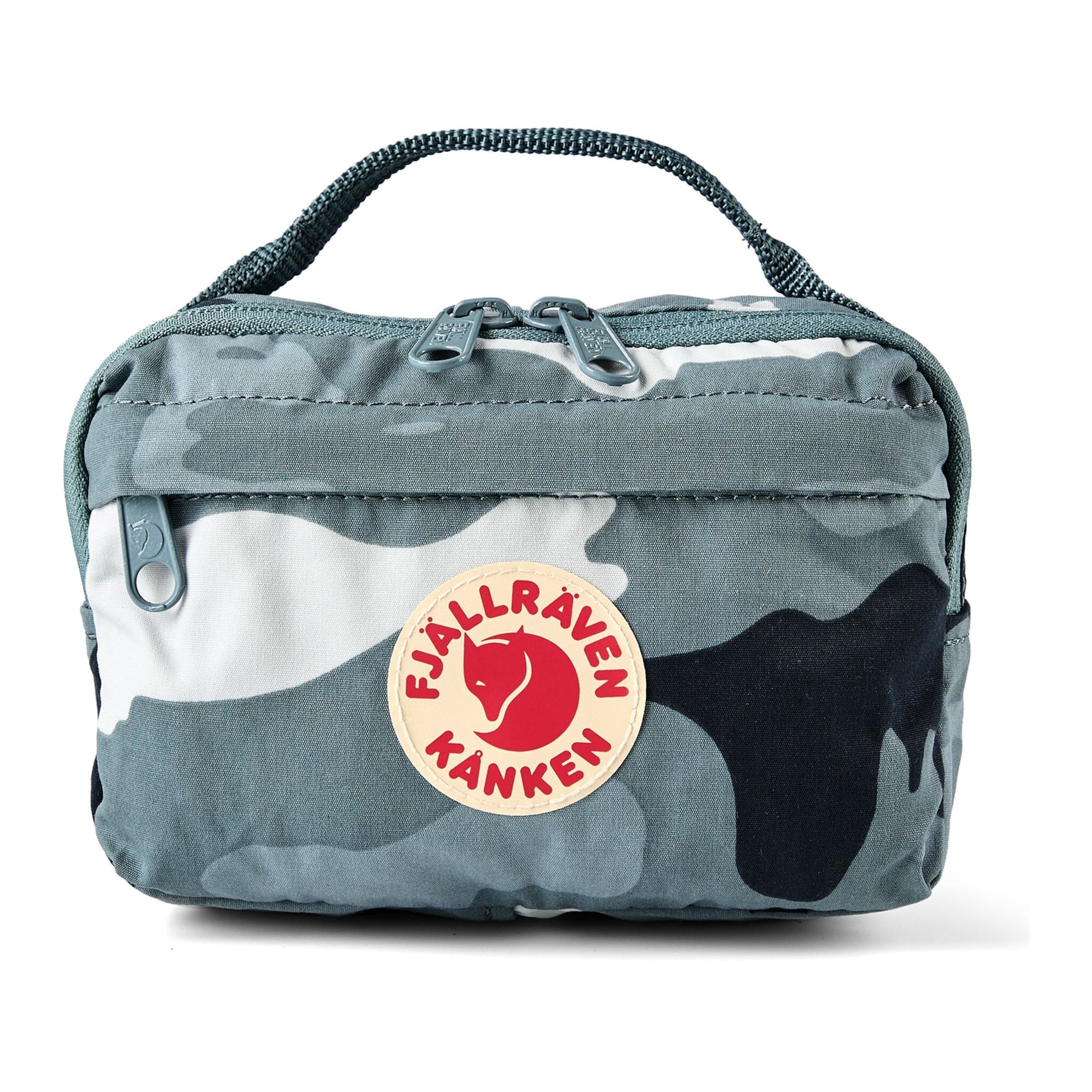 Fjällräven Heuptas 'Kanken Graphics' in Blauw: voorkant