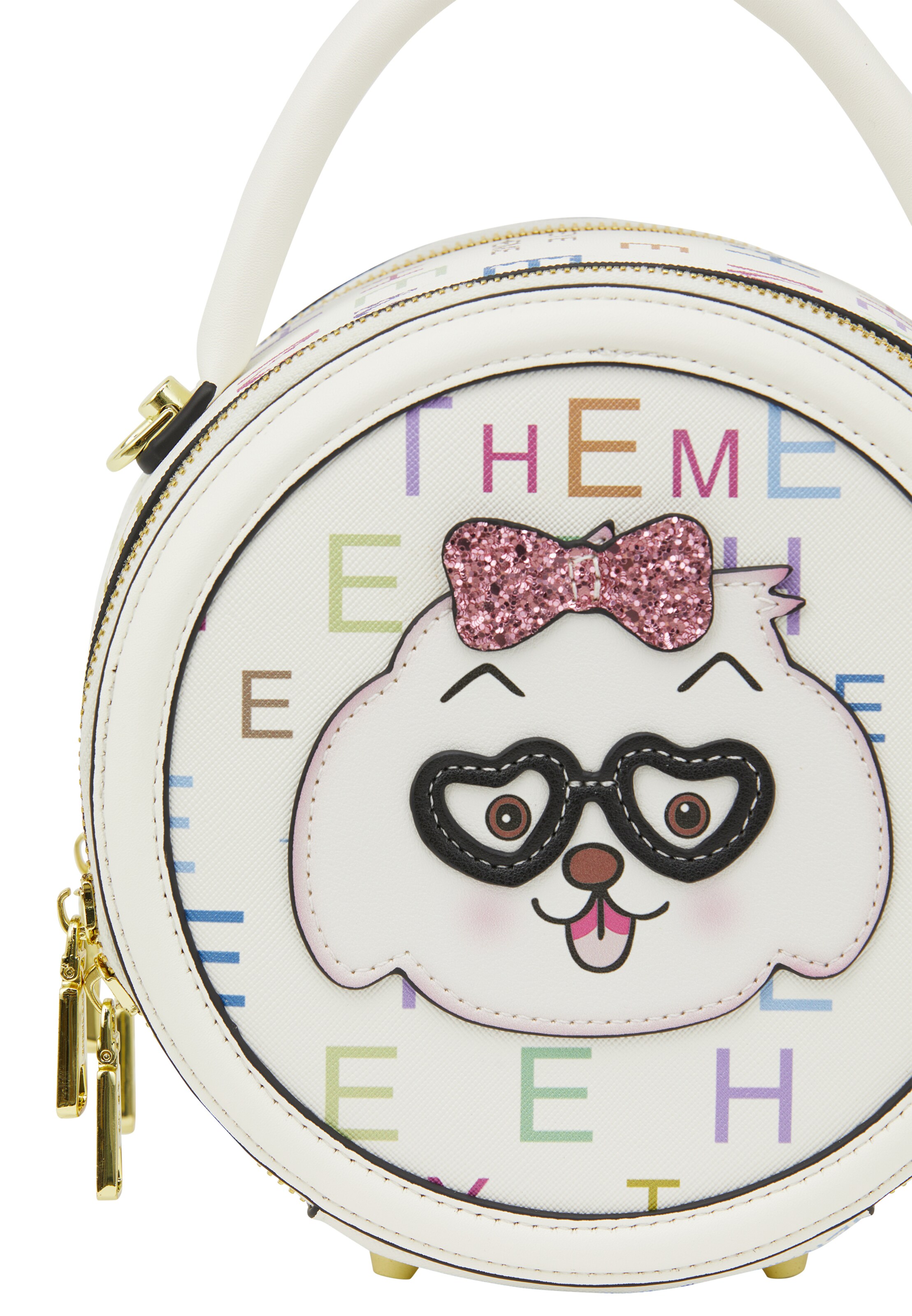 MYMO Handbag 'Pop Eyetheme' in White