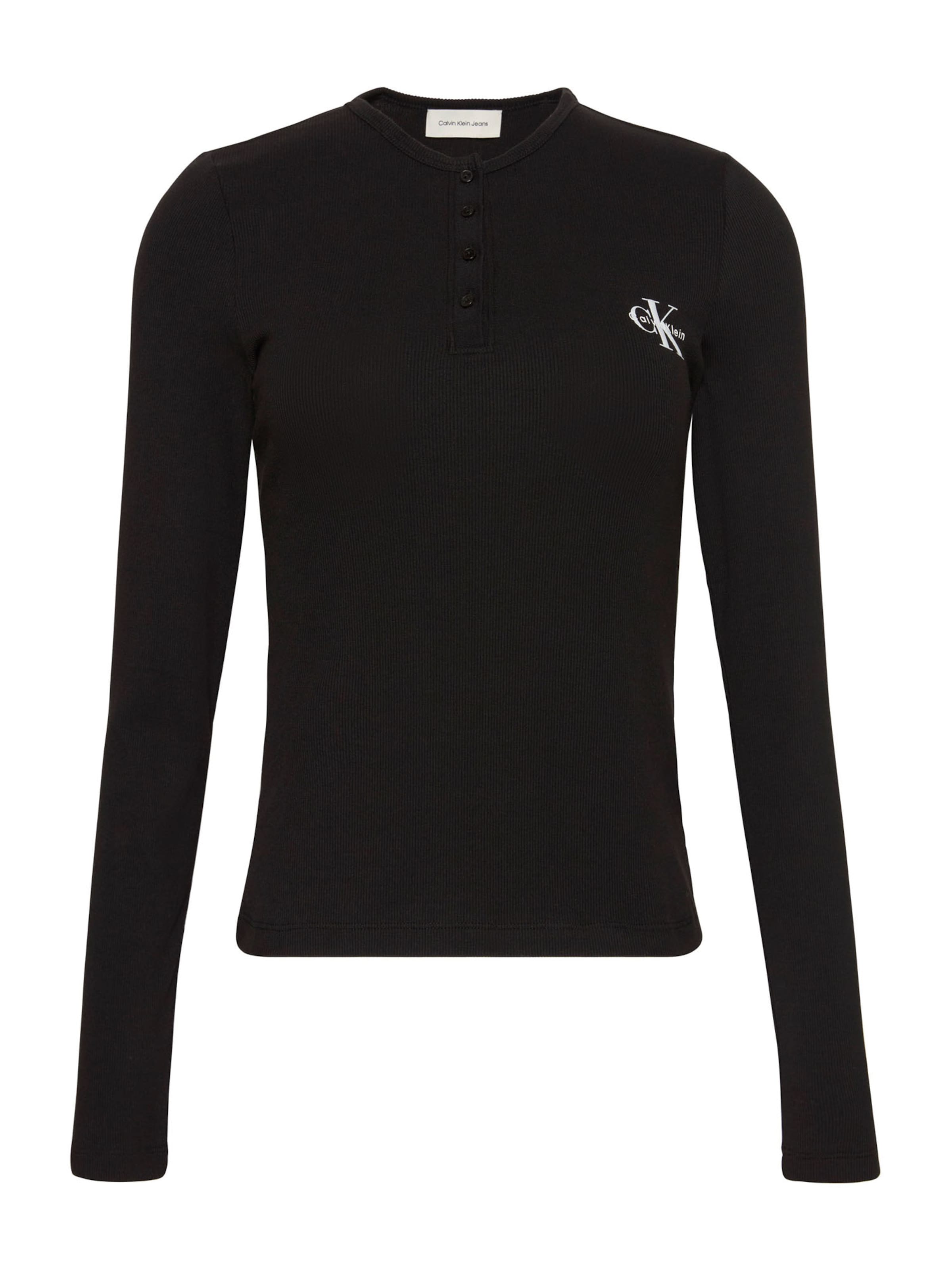 Calvin Klein Jeans - Camisa em preto: frente