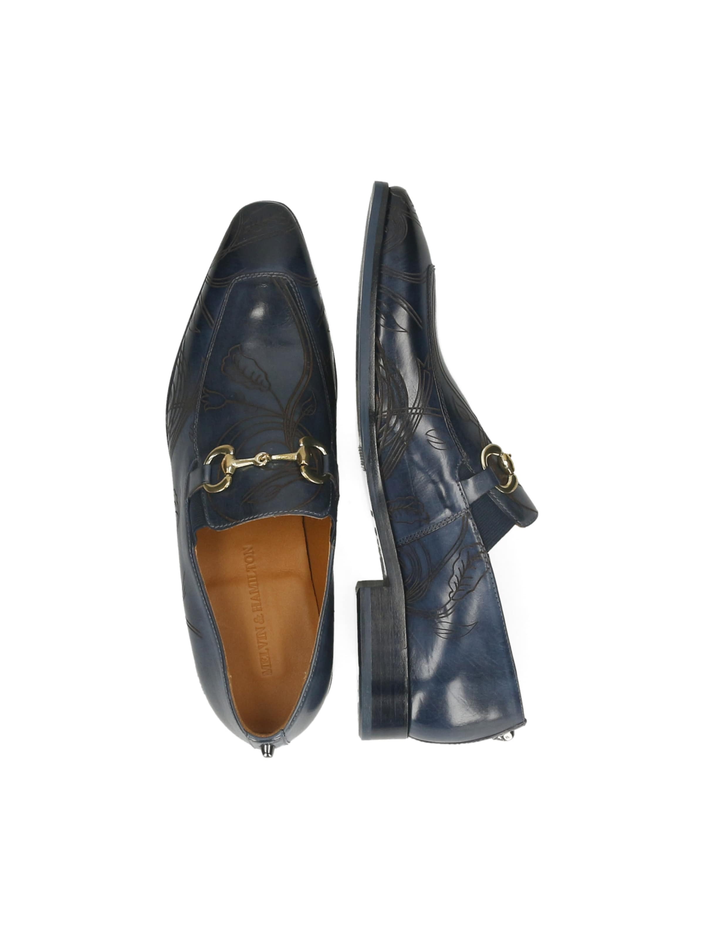 MELVIN & HAMILTON Moccasins 'Elvis 96' in Blue