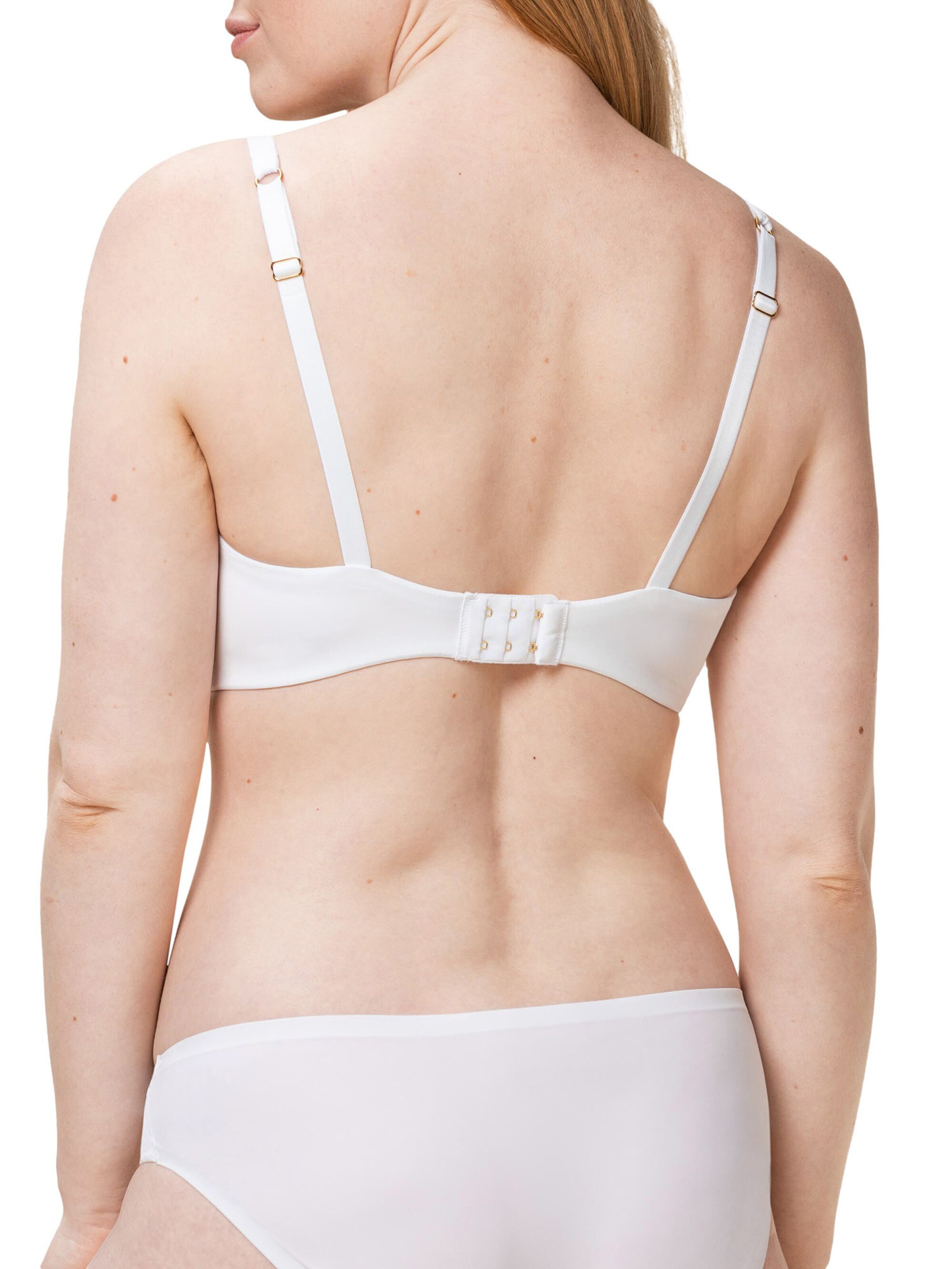 TRIUMPH T-shirt Bra ' Body Make-Up Essentials ' in White