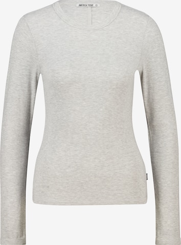 America Today Shirt in Grijs: voorkant