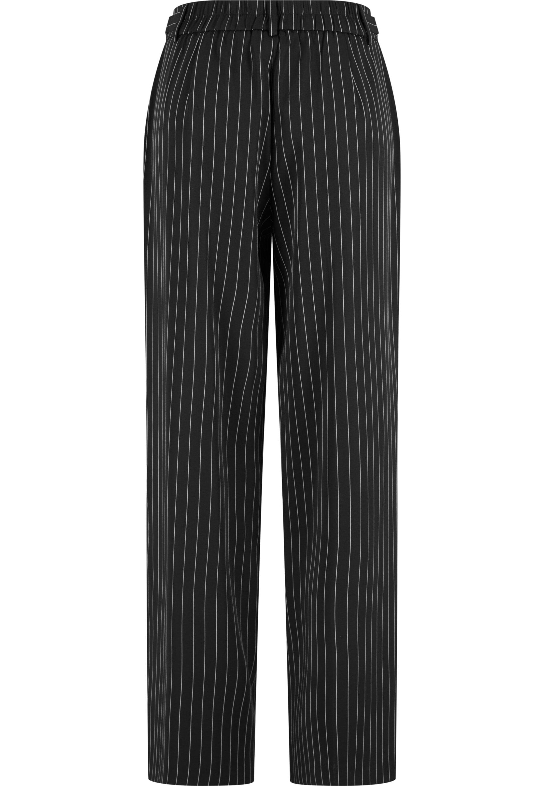 Urban Classics Široke hlačnice Hlače z naborki | siva barva