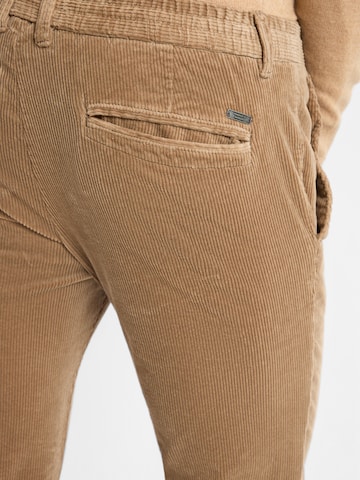 Finshley & Harding Slimfit Chino 'Tyler' in Bruin