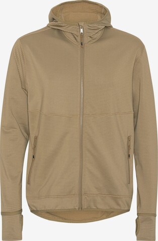 Superstainable Zip-Up Hoodie 'Elmar' in Brown: front