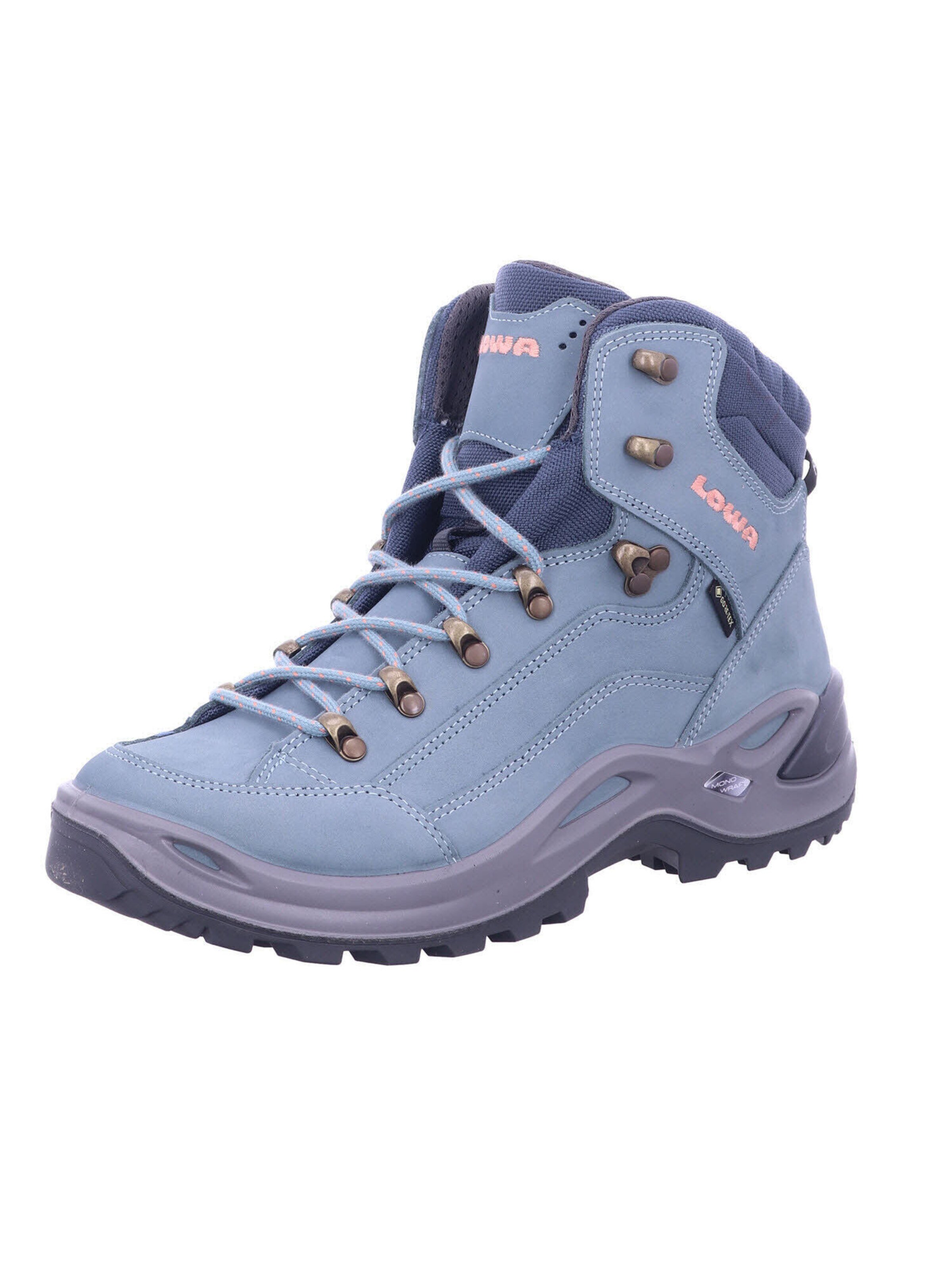 LOWA Boots 'RENEGADE GTX MID Ws' in Blue: front