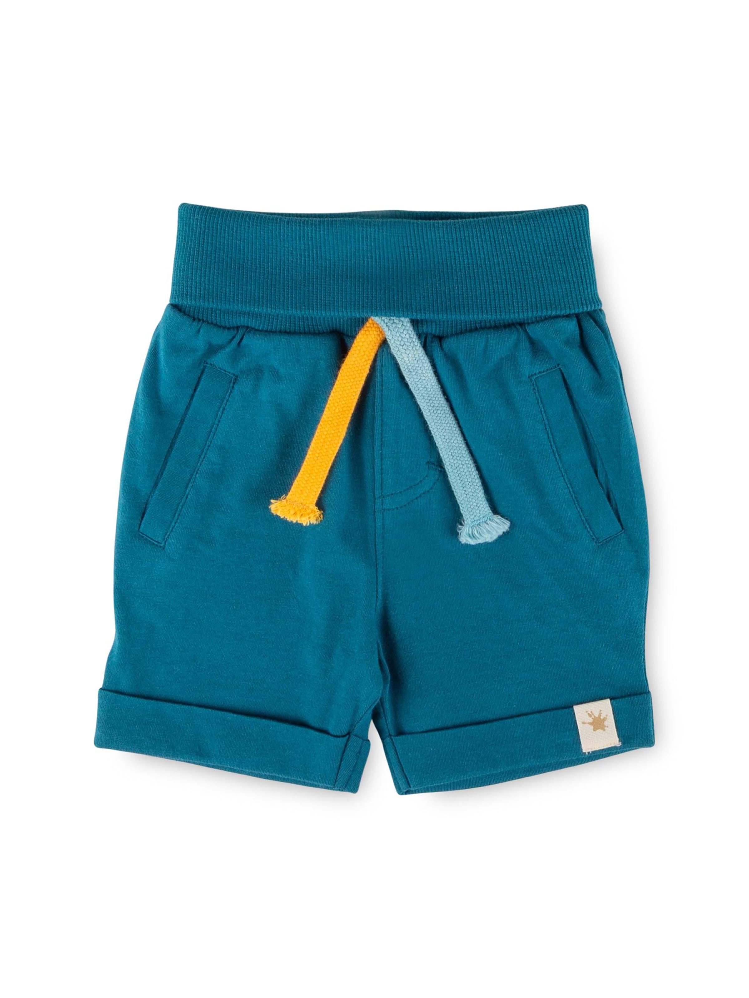 SIGIKID Regular Pants 'Bermuda Blue & Bright' in Green: front