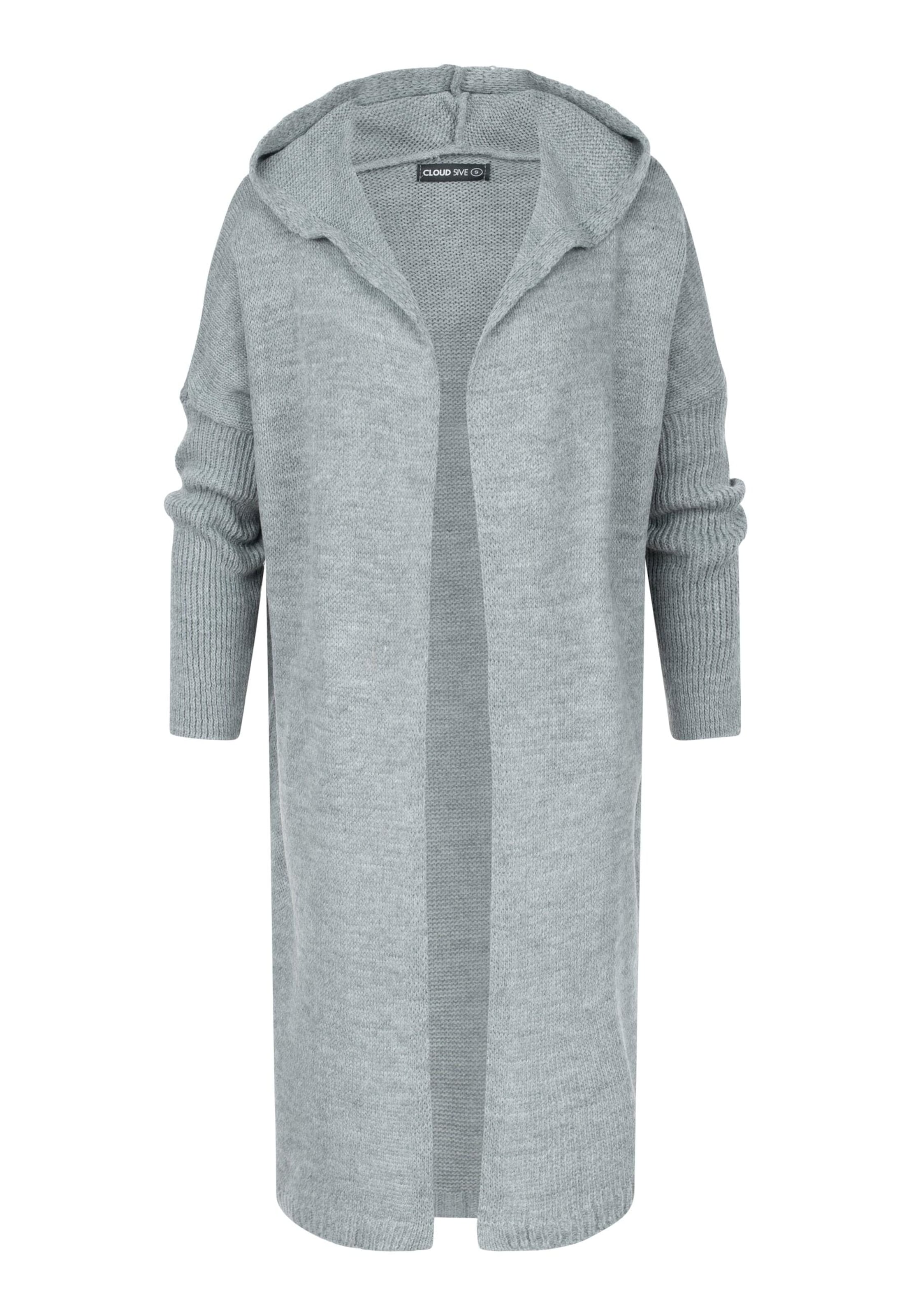 Cloud5ive Knitted coat in Grey: front