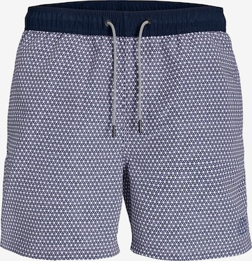 JACK & JONES - Calções de banho 'FIJI' em roxo: frente