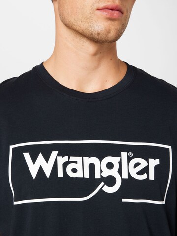 WRANGLER Tričko – černá