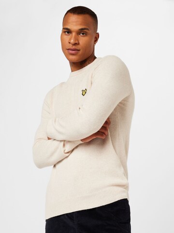 Lyle & Scott - Pullover em bege: frente