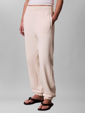 Calvin Klein Loose fit Sports trousers 'Terry' in Beige