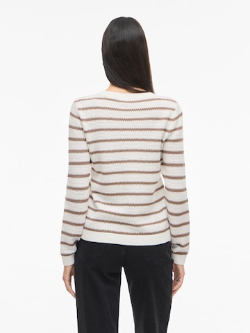 VILA Sweater 'VIDALO' in White