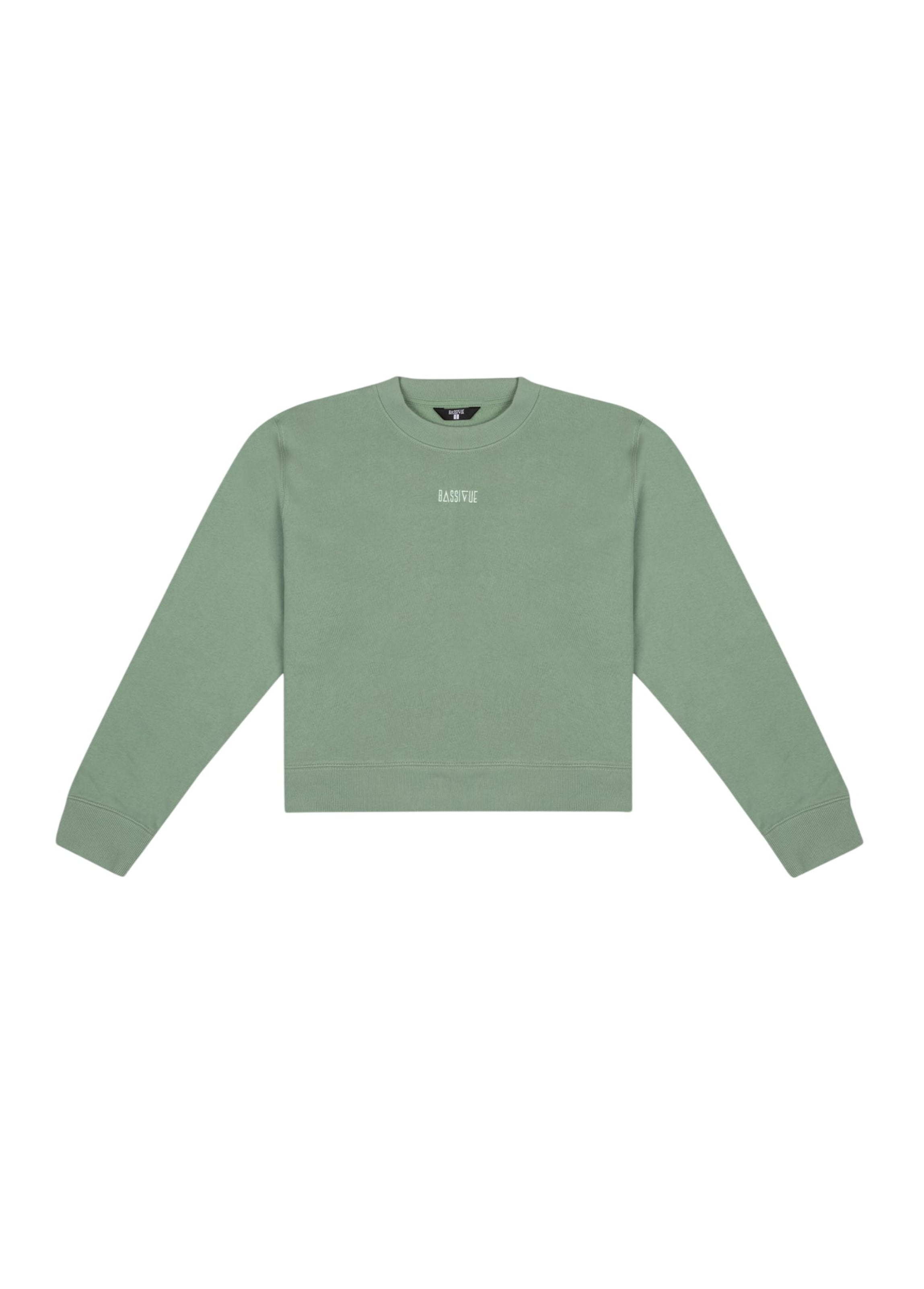 BASSIGUE Sweatshirt in Grün: Vorderseite