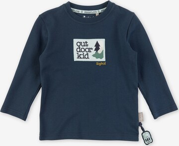 SIGIKID Shirt 'FOREST LOVE' in Blue: front