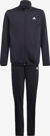 Costum de trening 'Essentials' de la ADIDAS SPORTSWEAR pe albastru: față