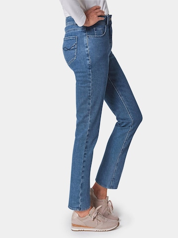 Goldner Slimfit Jeans in Blau