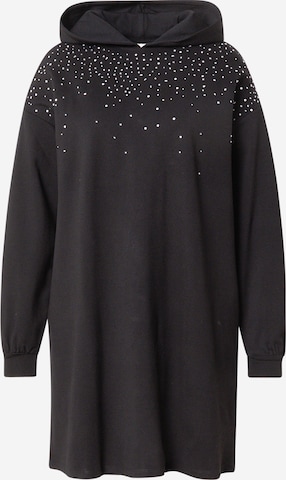 ONLY Carmakoma - Vestido 'CARValentini' en negro: frente