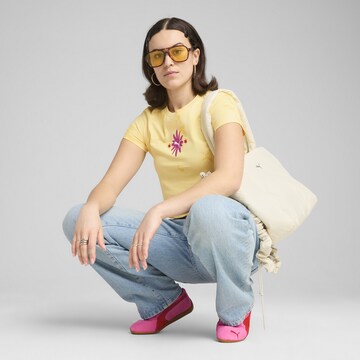 PUMA Shirt 'Ess' in Geel