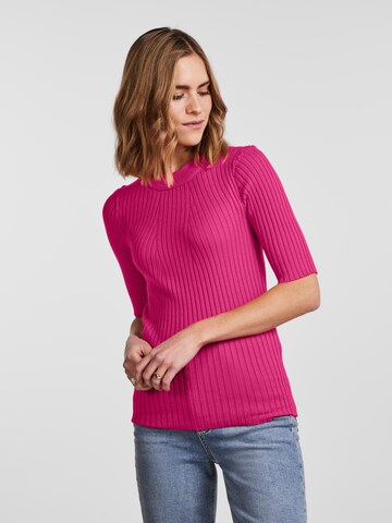 PIECES - Pullover 'Crista' em rosa: frente