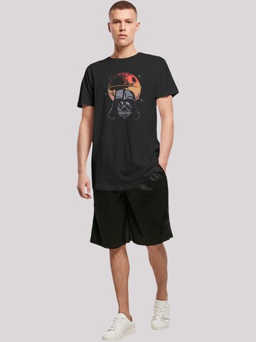 T-Shirt 'Star Wars Darth Vader Death Star' F4NT4STIC en noir