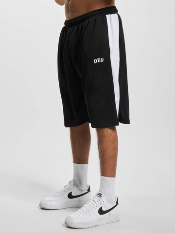 Loosefit Pantalon DEF en noir