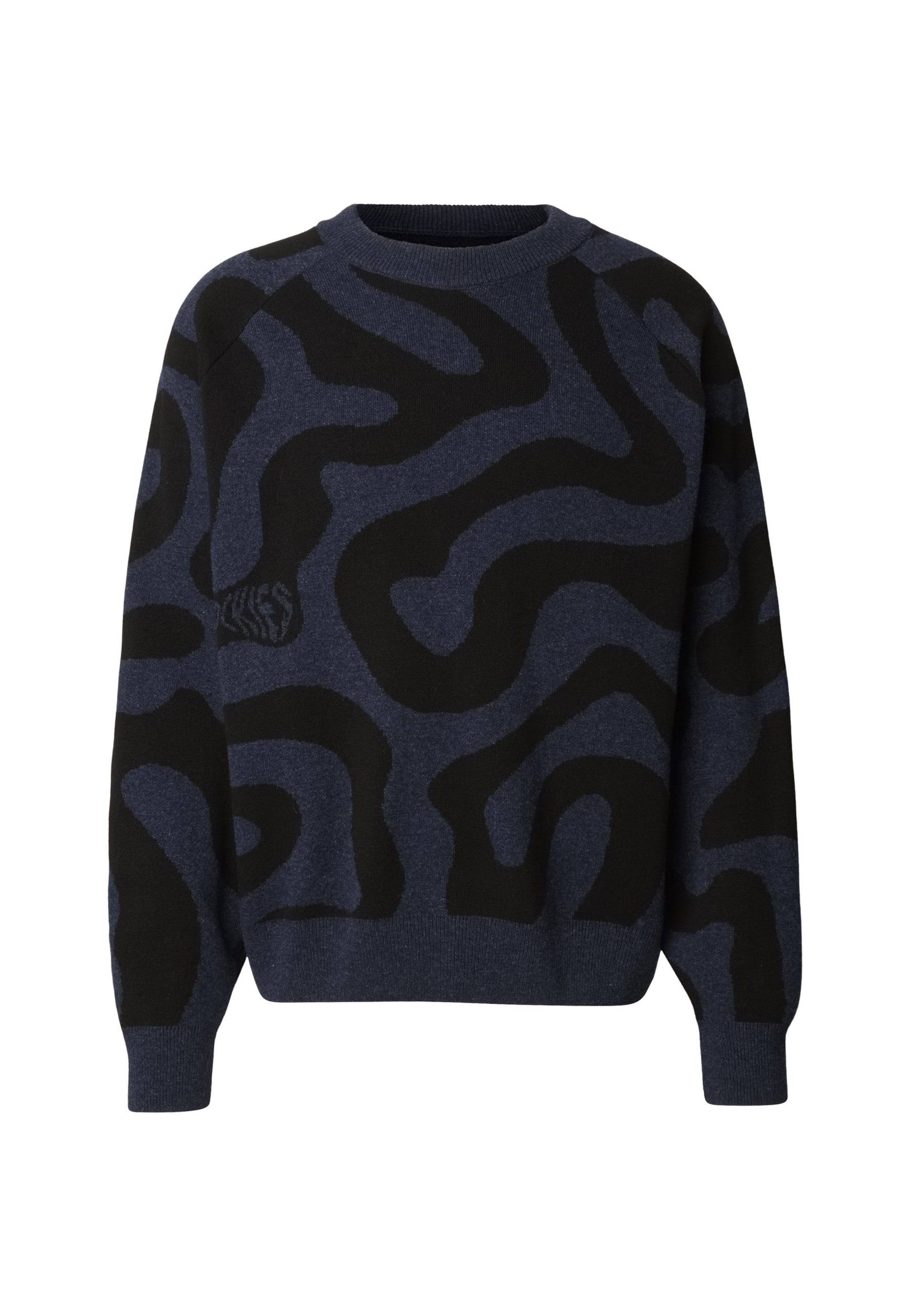 Pockies Sweater 'Swirl' in Blue: front