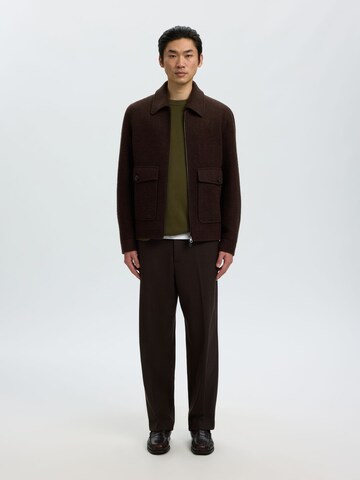 Giacca di mezza stagione di SELECTED in marrone