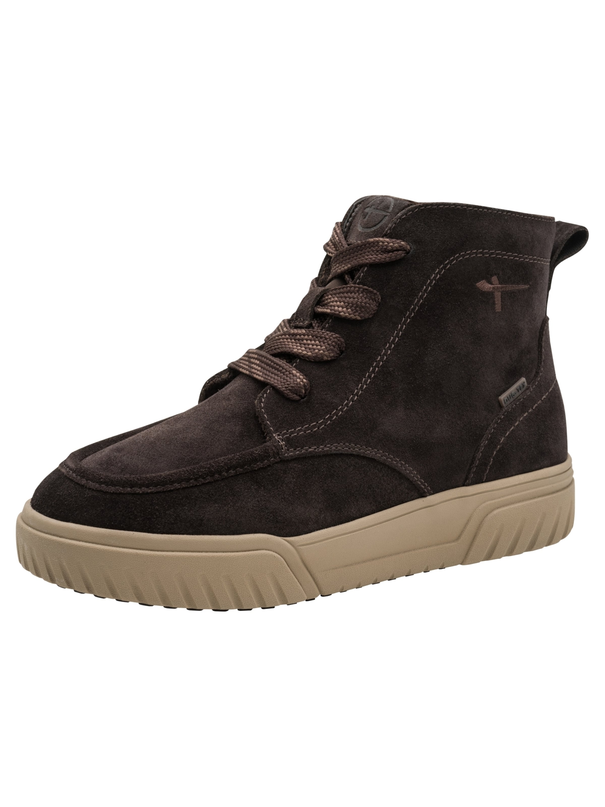 Tamaris Lace-up bootie in Brown: front