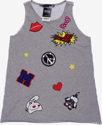 Love Moschino Top & Shirt in XL in Grey: front